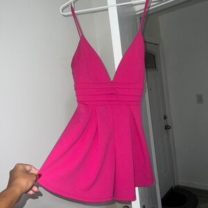 Pink Fashionnova Romper